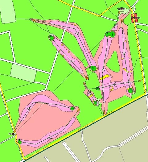 golfcourse lay-out